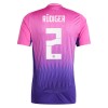 Camisola Alemanha Antonio Rudiger 2 Homen Equipamento 2ª Euro 2024